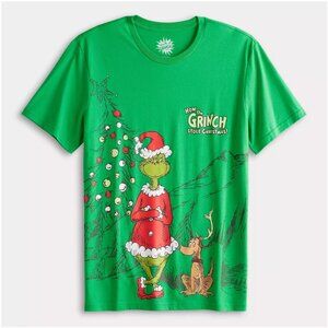 Dr. Seuss' How The Grinch Stole Christmas Graphic Tee Size XL